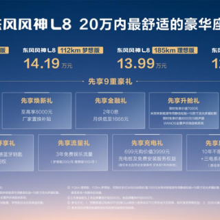 风神L8预售价低到“闭眼入” 央视名嘴顺口溜狂夸