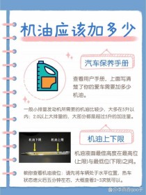 机油一般加多少升，汽车机油加多少为标准