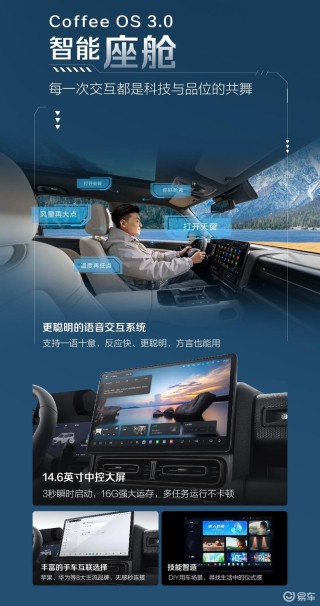 哈弗猛龙2026款配置公布 搭载Coffee OS 3.0智能座舱