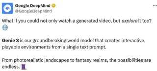 Genie 3 – 谷歌DeepMind推出的新一代通用世界模型