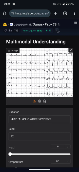 Deepseek多模态大模型Janus-Pro-7B在医疗领域的简单应用可行性测试
