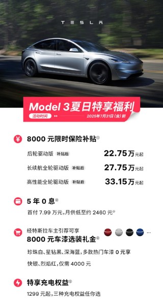 特斯拉Model 3全球热销300万辆 平均1.5分钟卖出一台