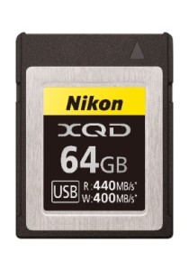 尼康推出MC-XQ64G 64GB XQD存储卡