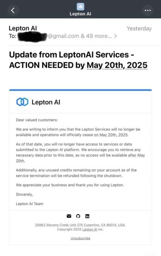 英伟达终止Lepton AI运营，禁新用户注册、注销官推，贾扬清创业生意被收购，两年后再回大厂