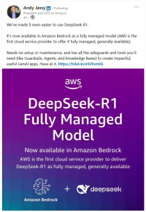 出海应用也能享受高速稳定的DeepSeek-R1？亚马逊云科技出手了