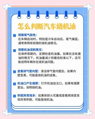 汽车发动机烧机油怎么办，烧机油处理最快的办法是什么