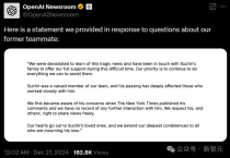 吹哨人之死：26岁OpenAI举报人离奇自杀，母亲心碎曝出惊人内幕！