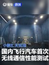 小鹏汇天完成国内飞行汽车首次无线通信性能测试