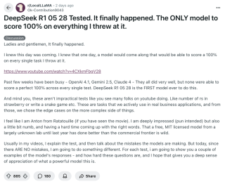 玩完 DeepSeek R1 新版，外国网友又「蚌埠住了」？