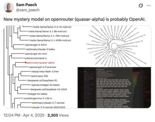 GPT-4.1 偷摸开测？神秘模型登顶编程榜，社区细扒指向 OpenAI，网友：营销鬼才又来了
