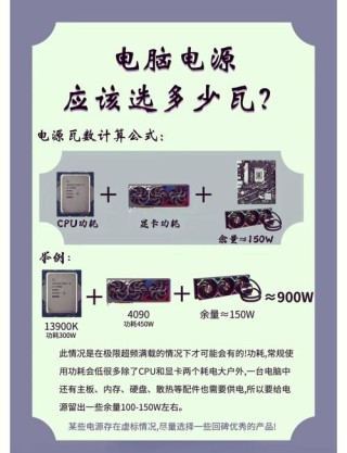怎么计算电脑电源的功率？电源功率计算教程