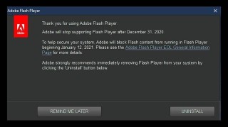 Adobe Flash Player弹窗怎么关闭？