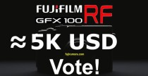 富士GFX100RF售价爆出 约为5000美元
