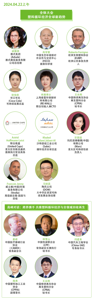 2024巅峰盛会：技术盛宴+高新精尖创新分享，共话塑料回收与循环经济！