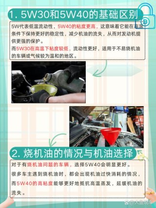 为什么不建议用5w40号机油
