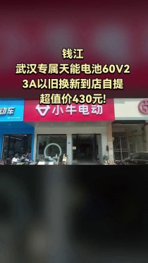 钱江电动科技VC+电车上市 2999元起售