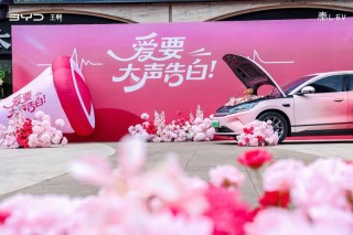 “秦”定520  秦L EV点亮全国多处地标告白用户！