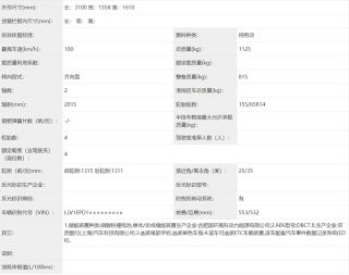 睿蓝蓝精灵申报图 定位纯电动微型车