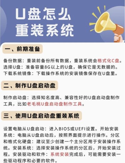 老毛桃U盘PE重装电脑系统图文教程