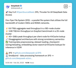 一文详解：DeepSeek 第五天开源的 3FS 文件系统