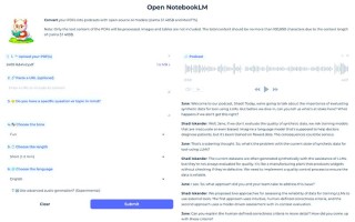 NotebookMLX – 将PDF文档转换成音频博客开源版的NotebookLM