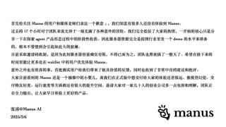 Manus合伙人，一年前在做什么？