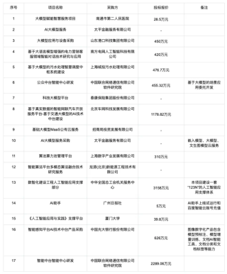 大模型的招投标订单都被谁拿走了？ 