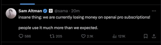 Sam Altman：2025年，第一批AI Agents将加入劳动力大军