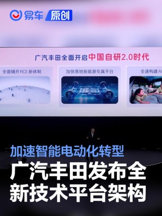 广汽丰田发布全新技术平台架构 加速智能电动化转型