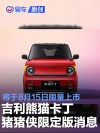 吉利熊猫卡丁猪猪侠限定版将于8月15日限量上市 搭载专属涂装