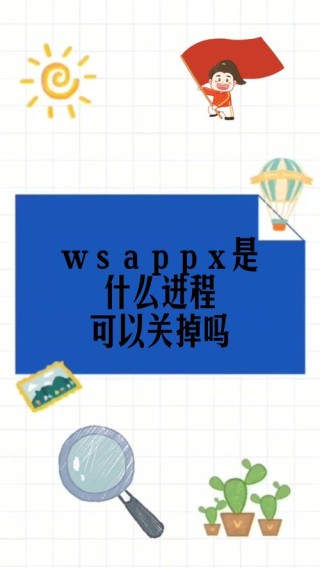 wsappx是什么进程,可以关掉吗