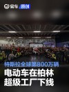 特斯拉全球第800万辆电动车在柏林超级工厂下线 里程碑时刻