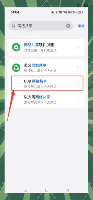 USB共享网络怎么配置使用？USB共享网络配置的方法