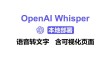 Whisper Input – 开源AI语音输入工具，支持多语言实时转录和翻译