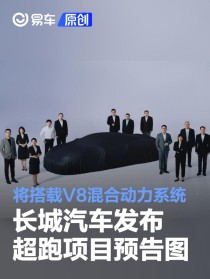 长城汽车发布超跑项目预告图 将搭载V8混合动力系统