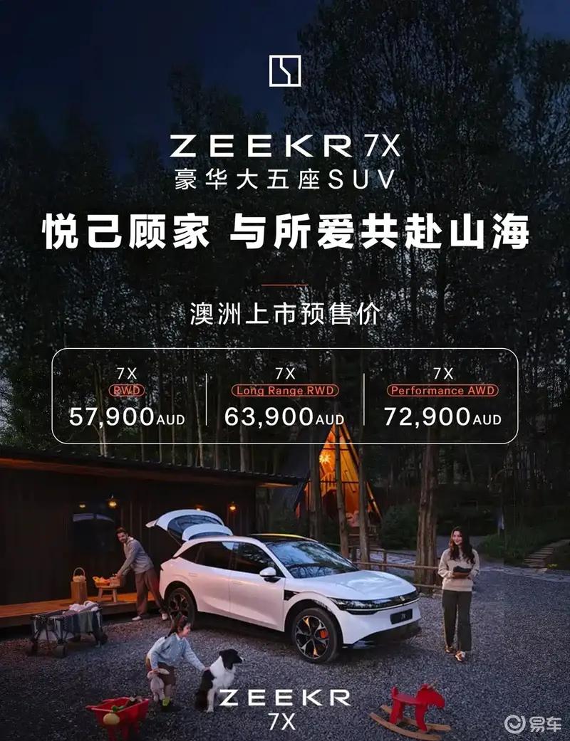 极氪7X登陆澳洲首周预订单突破1000台 预售价57900-72900澳元  第3张