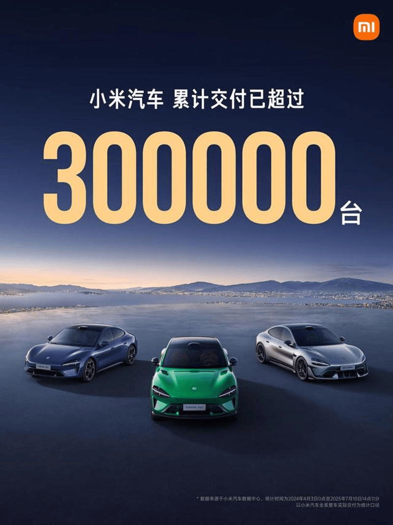 小米汽车上市15个月 交付已超过30万台  第2张