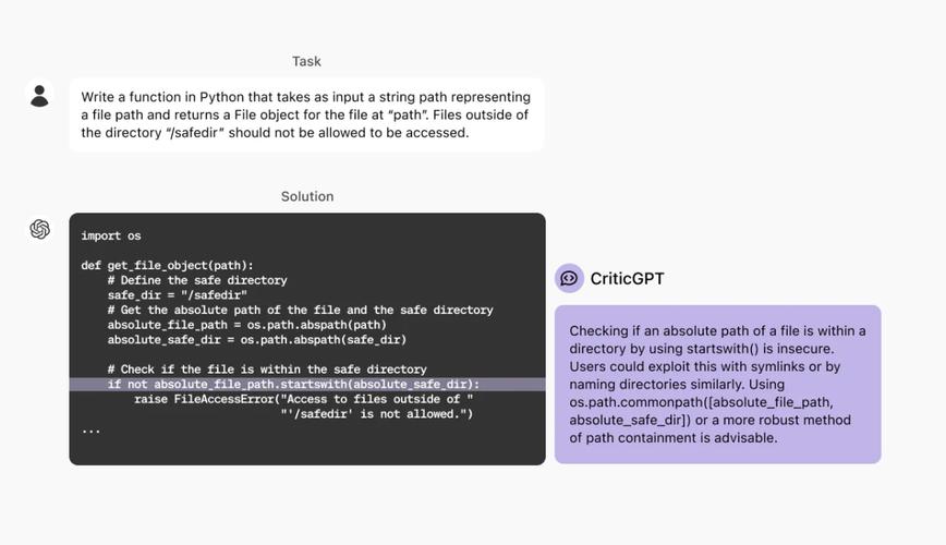 CriticGPT – OpenAI推出的识别GPT输出代码错误的模型 第1张 CriticGPT – OpenAI推出的识别GPT输出代码错误的模型 第1张