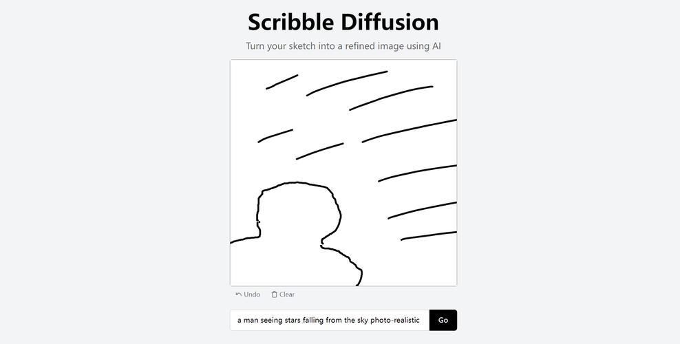 ScribbleDiff – 开源的涂鸦内容转换成图像的生成技术  第1张