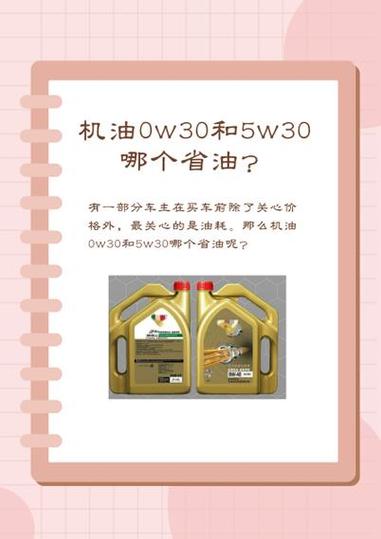10w30和5w30的区别 第1张 10w30和5w30的区别 第1张
