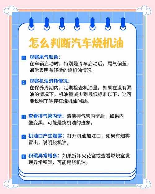 车子烧机油是什么原因,怎么办 第1张 车子烧机油是什么原因,怎么办 第1张