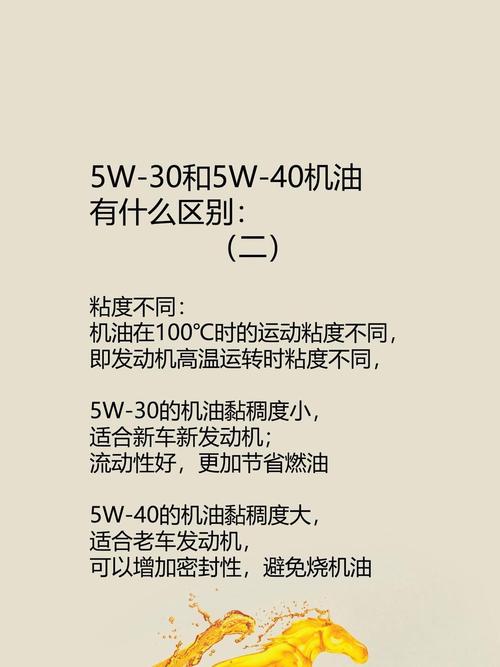 老车用5w30还是5w40 第1张 老车用5w30还是5w40 第1张