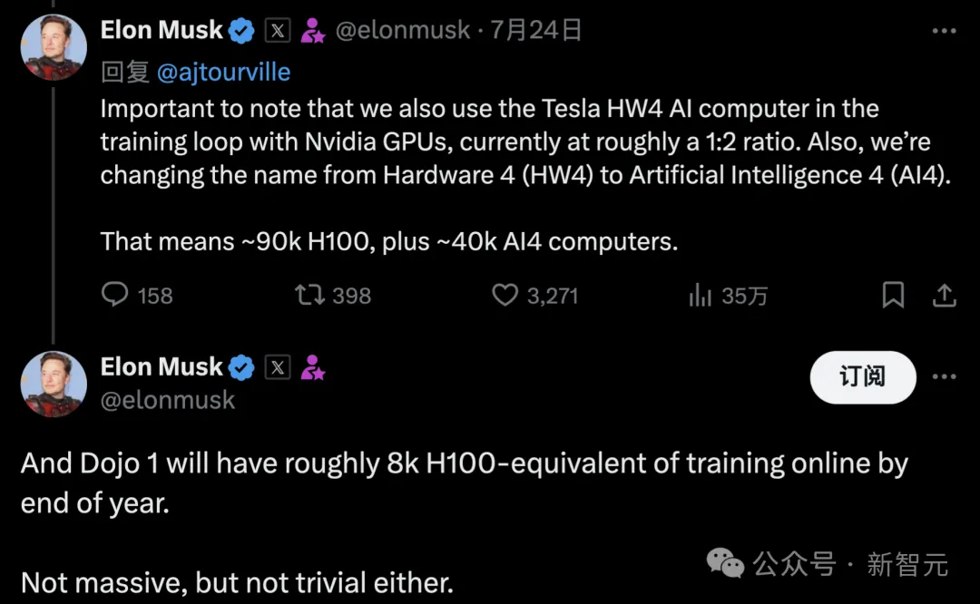 买不到GPU，马斯克自曝AI巨兽Dojo！自研超算挑战英伟达，约等于8千块H100  第8张