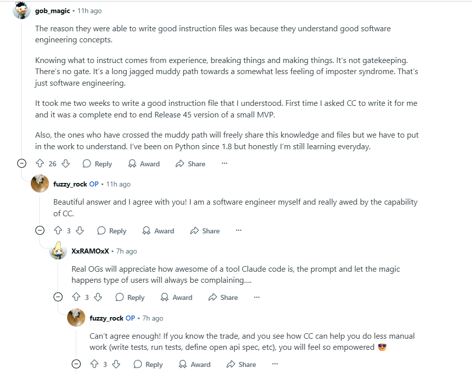 Claude高阶玩法泄露！Reddit高赞帖：别只会对AI说“帮我修这个 bug”，老手都在配置现成指令库！网友：指挥AI是关键  第6张