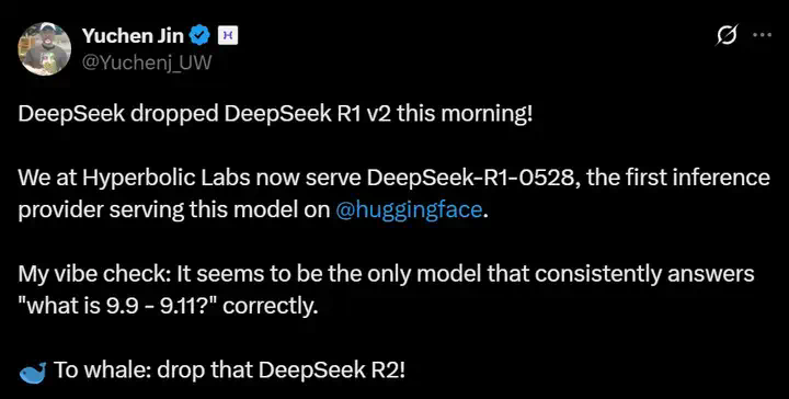 刚刚，新版DeepSeek-R1正式开源！直逼o3编程强到离谱，一手实测来了  第7张