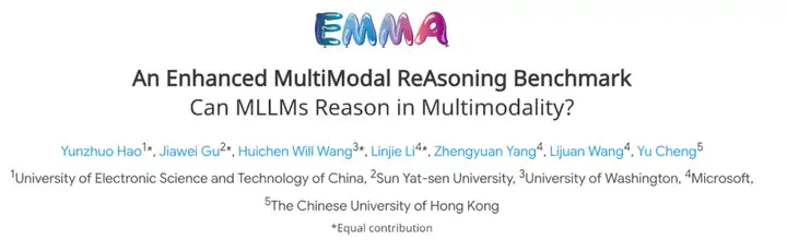 ICML 2025 Spotlight - 多模态大模型暴露短板？EMMA基准深度揭秘多模态推理能力  第2张