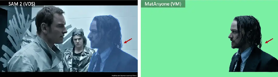 CVPR 2025｜视频抠图MatAnyone来了，一次指定全程追踪，发丝级还原  第5张