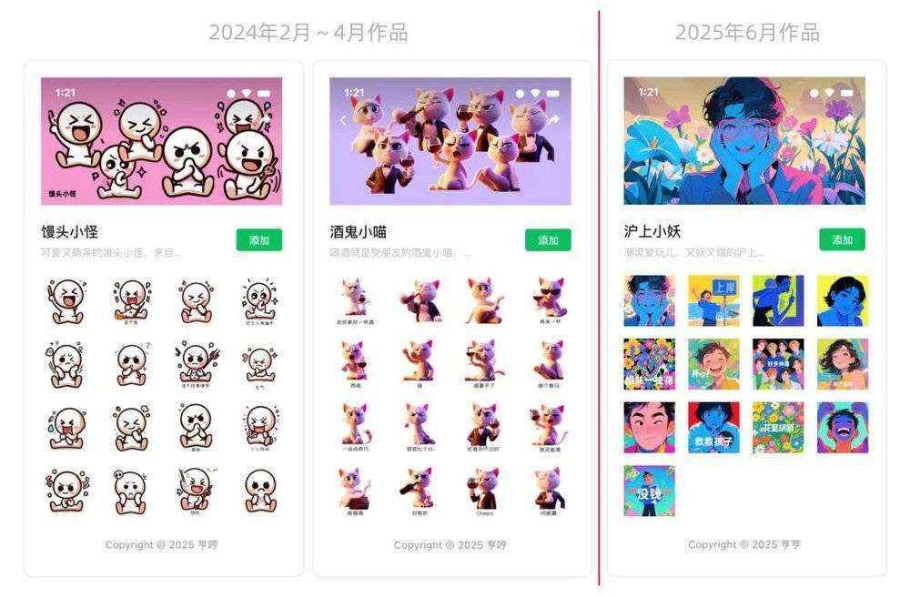 AI 表情包上架微信表情商店，一年时间 5点进步  第3张