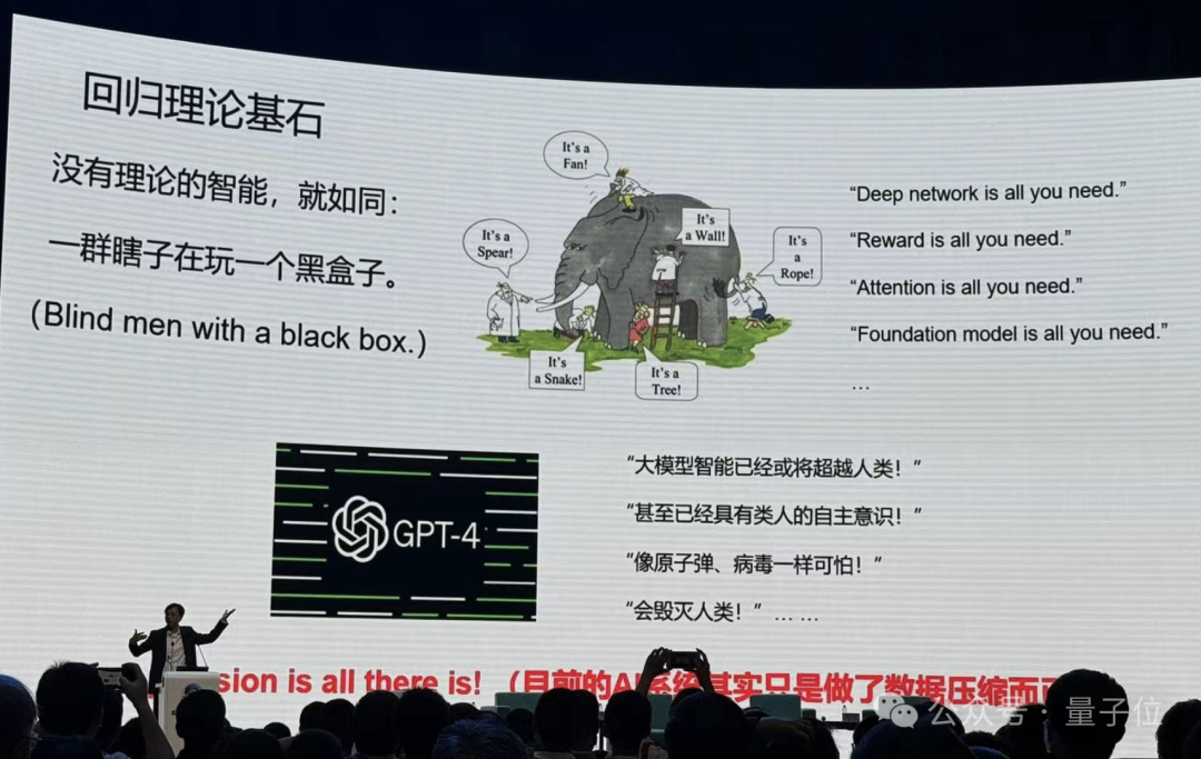 港大马毅：大模型长期没有理论就像盲人摸象；大佬齐聚激辩AI下一步｜2024国际基础科学大会  第16张