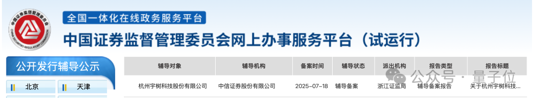 宇树王兴兴，A股上市辅导公告了  第1张